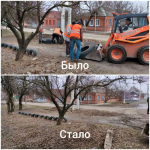 На улицах Ейска продолжают наводить порядок