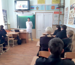 Беседа со школьниками