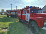 Вчера в Ейском районе произошло возгорание постройки