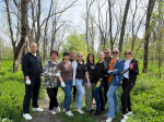 В рамках Всероссийского субботника, в парке пос. Октябрьский Ейского района состоялся масштабный субботник по наведению санитарного порядка