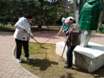 Депутаты районного Совета принимают участие в наведение санитарного порядка