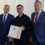 Председателю Совета молодых депутатов при Совете муниципального образования Ейский район Владиславу Витюк было вручено Благодарственное письмо комитета ЗСК - Администрация Ейского района