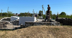 Реконструкция мемориала в селе Воронцовке Ейского района на завершающем этапе