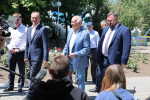 Вениамин Кондратьев посетил центральный парк в Ейске
