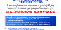 Информация о выборах глав регионов в единый день голосования (ЕДГ-2025) - Администрация г. Ейска