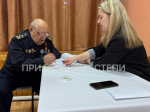 На УИК №1418 в Ейске сделал свой выбор Михаил Фёдорович Тимошенский