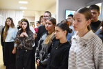 В рамках Года Защитника Отечества в музее истории города Ейска для студентов ейских колледжей проводятся экскурсии по выставке «НАШИ -СВОи»