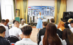 В рамках Года Защитника Отечества в музее истории города Ейска для студентов ейских колледжей проводятся экскурсии по выставке «НАШИ -СВОи»