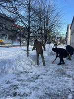 ЗИМНИЕ СУББОТНИКИ ПРОДОЛЖАЮТСЯ…