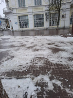 Утренний Ейск, словно сплошной каток