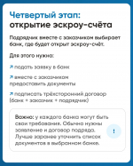 Информирование подрядных организаций об особенностях строительства частных домов по договорам подряда использованием эскроу счетов